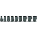 Ko-Ken Socket set 8-22mm 6 Point 250mm Thin walled 9 pieces 3/8 Sq. Drive RS13401M/9